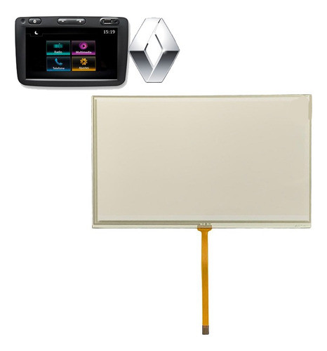 Tela Touch Screen 7 Polegadas Logan Renault Envio Imediato 0