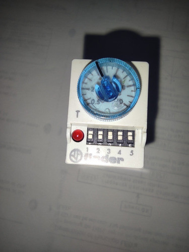 Timer Temporizador Finder Miniatura Multi Función 110 Vca 0