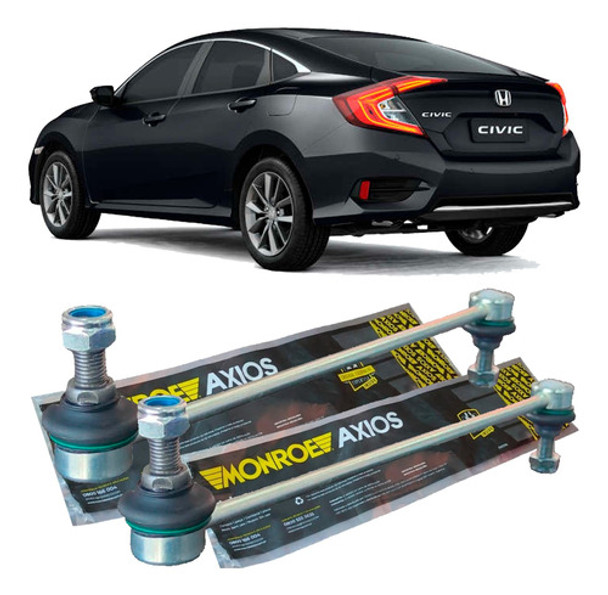Par Bieletas Dianteiras Axios Honda Civic G10 2017 À 2023 0