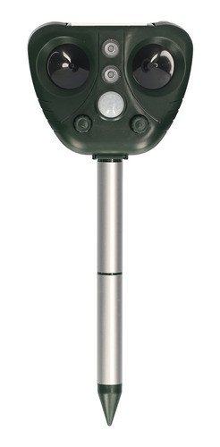 Repelente De Animais E Pássaros Ultra-sônico Com Energia Sol 0