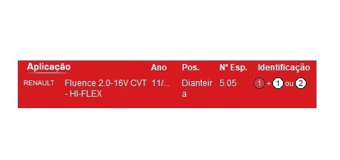 Resorte/espiral Delantero Renault Fluence 2.0 16v 2011- 0