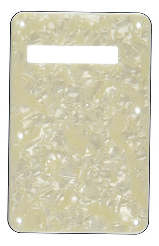 Placa Trasera Moderna Fender, Stratocaster - Moto Blanco Env 0