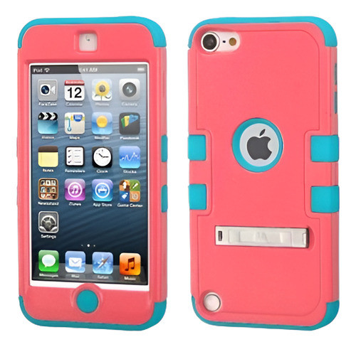 Doble Capa Disco Duro Pc Funda De Silicona Para Apple iPod T 0