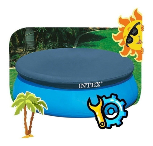 Cobertor P/pileta De Lona Easy Set 244cm Intex 0