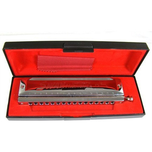Swan Chromatic Armónica 16 Agujeros 64 Tonos Armónica Para N 0