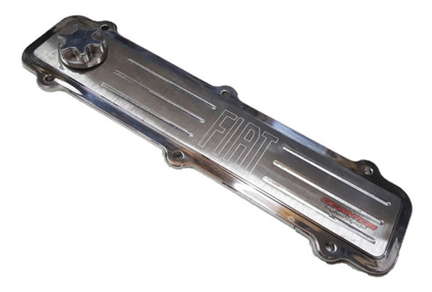 Tapa De Valvulas Aluminio Fiat 128 147 Uno Color Gris 0