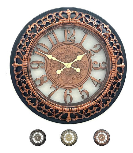 Andstar Reloj De Pared De 14 Pulgadas Retro Granja Fácil De 0