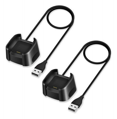 Cargador Compatible Fitbit Versa Usb Repuesto. 2 Unidades. 0