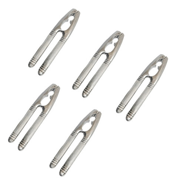 Set X 5 Rompe Nueces Nuez Fundición Aluminio 17cm Resistente 0