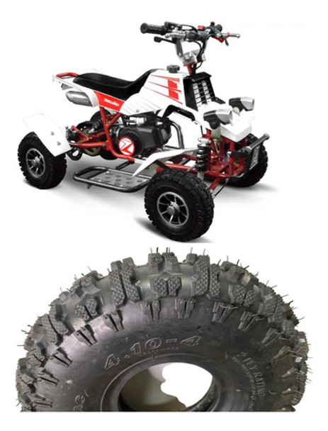 Cubierta Minicuatri 4.10 X 4 Ruta 3 Motos 0