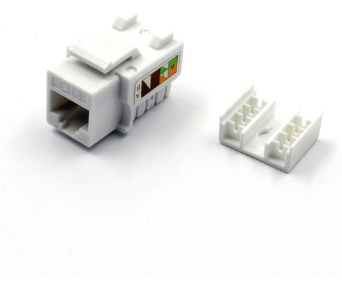 20 X Cat6 Rj45 Keystone Jack Red 110 Impacto Soporte Para Ca 0