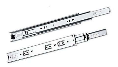 Riel Corredera Telescópica Angosta Para Cajon De 35cm El Par 0