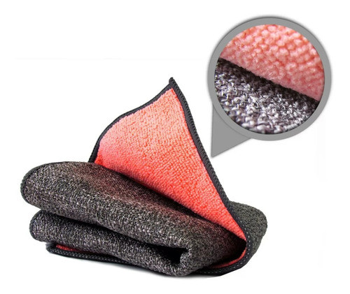 Paño Esponja Microfibra Cocina 30*30cm Sup Delicadas Lmf 0