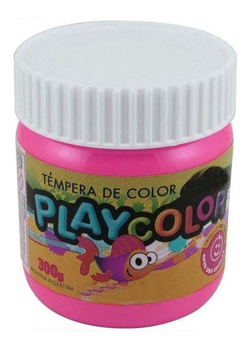 Tempera Escolar De 300 Gramos Playcolor Color Magenta 0