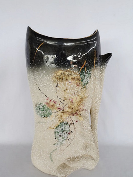 612: Vaso Em Porcelana Pingo De Leite 0 612: Vaso Em Porcelana Pingo De Leite 0