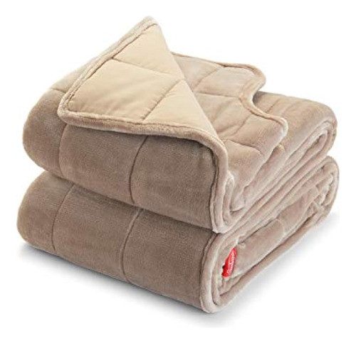 Manta Ponderada Extra Cálida Sunbeam | 15 Libras, Felpa Reve 0