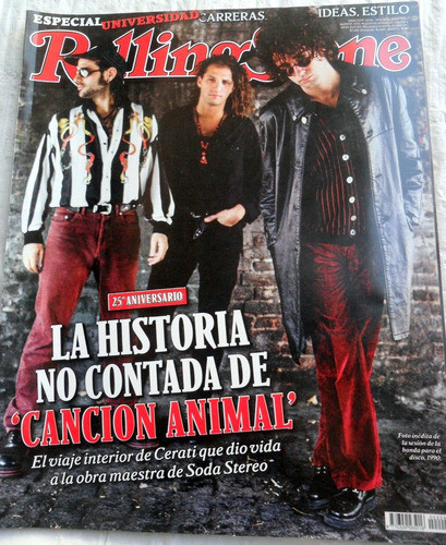 Rolling Stone 209 * Soda Stereo, A 25 Años De Canción Animal 0