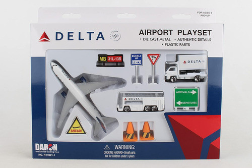 Conjunto De Brinquedos Delta Airlines 0