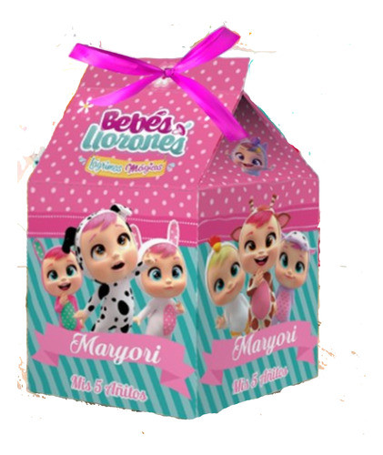 10 Cajitas Milk Box De Bebes Llorones. 0