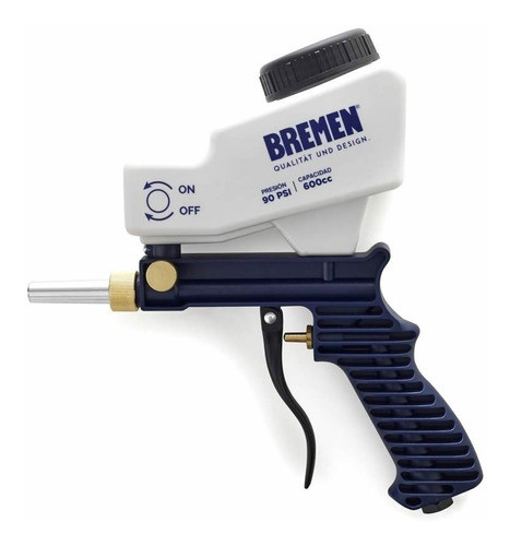 Pistola Arenadora Neumatica Gravedad Bremen 5606 Plastico 0