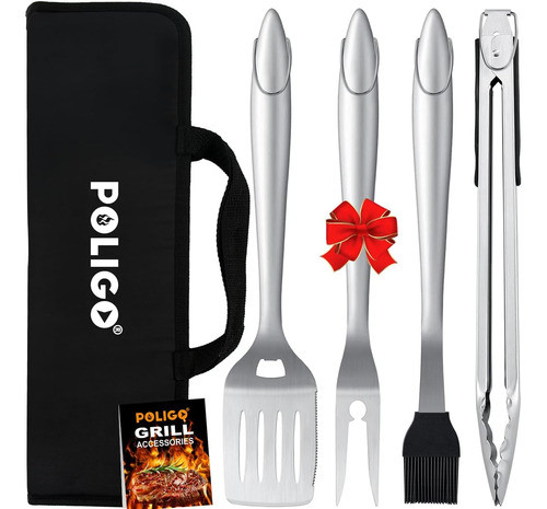 Kit De Herramientas Para Parrilla, 5 Piezas, Ideal Para Homb 0