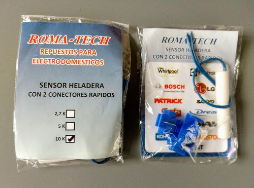 Sensor Heladera Con 2 Conectores Rapidos  10 K 0