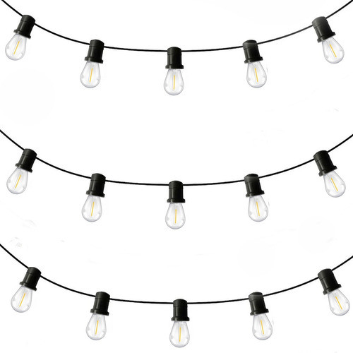 Guirnalda Luces Ext 5 Mts Con Lamp Led 1w Filamento Vintage 0