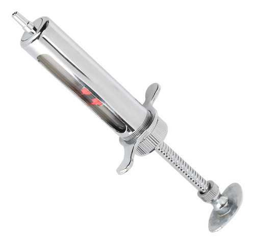 Seringa Veterinária De Metal Com Escala Precisa Segura Serin 0