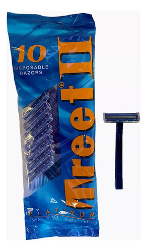 Maquina De Afeitar Descartables Treet X10 Tatuajes 0