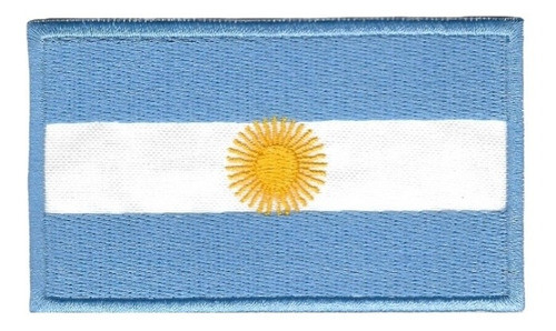 Parche Bordado Bandera Argentina 0