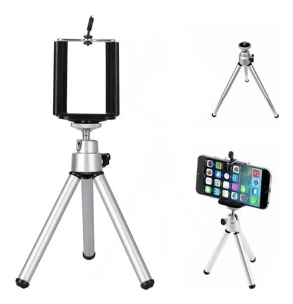 Tripode Mini Metal Flexible Para Celulares Y Cámaras 0 Tripode Mini Metal Flexible Para Celulares Y Cámaras 0