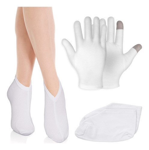 Conjunto De Luvas E Meias Hidratantes Sibba Para Tratamento 0