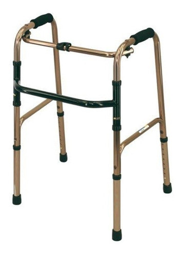 Andador Aluminio Ultraliviano Plegable Plata Bronce C572b Z2 0