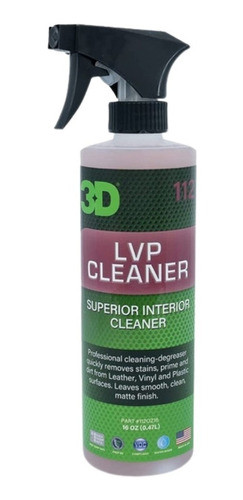 3d Lvp Cleaner Limpiador De Vinilos, Cueros Y Plásticos 24oz 0