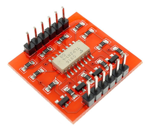 Módulo Aislador Optoacoplador 4 Canales Tlp281 Emakers 0