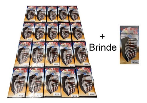 Kit 20 Porta Cds - Box Modular Para 15 Cds + Brinde 0