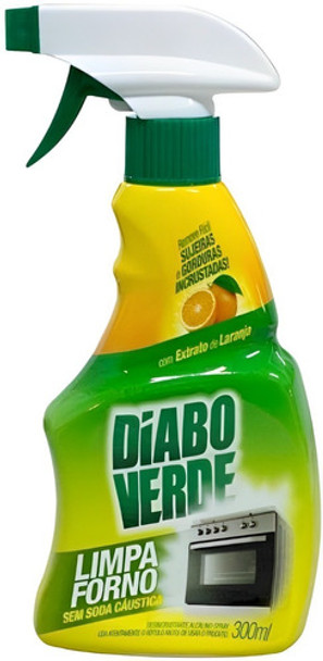 Limpa Forno Spray Diabo Verde 300ml 0 Limpa Forno Spray Diabo Verde 300ml 0