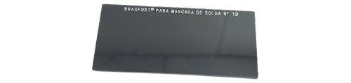 Vidro Para Máscara De Solda Retangular N° 12 Brasfort 0