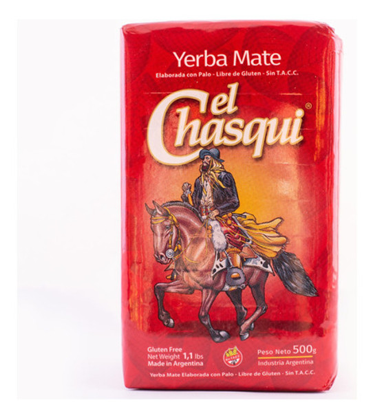 Yerba Mate El Chasqui 500gr Pack X 10 0