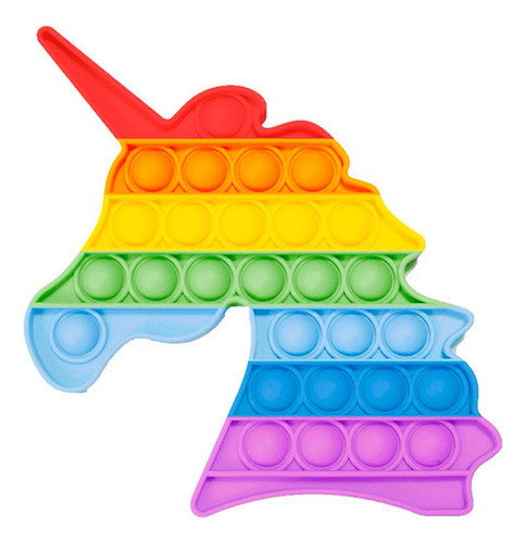 Pack X 4 Pop It Unicornio-estrella-círculo Y Cuadrado 0
