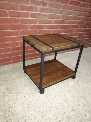 Mesas Auxiliares, Rústicas Artesanales, Con Ruedas 0