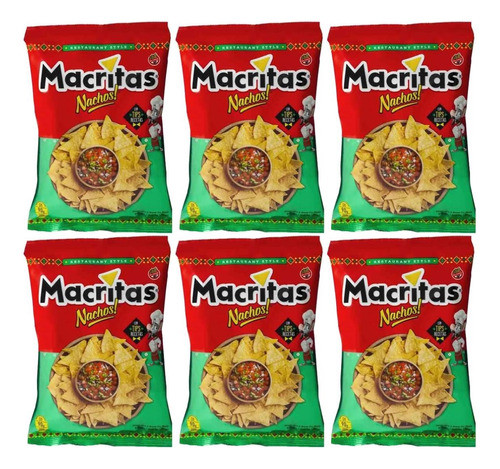 Nachos Macritas Paquete 90 Gr X6 Oferta Fullescabio 0