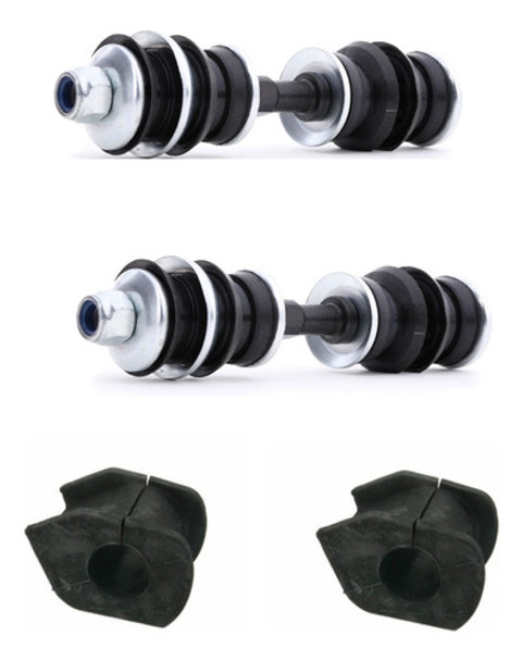 Kit X2 Bieletas + X2 Bujes Barra Estabilizadora Toyota Etios 0