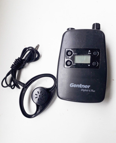 Receptor Digital Inalámbrico 6 Can. Gentner C/ Auricular C3 0