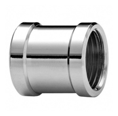 Luva De Latão 1/4 Cromada P/ Filtros E Outros Rosca Fêmea 0