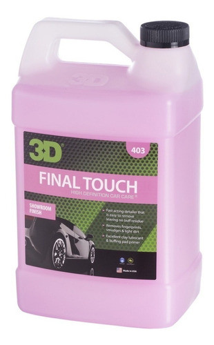 3d Final Touch  - Quick Detail - 4l - Galon 0