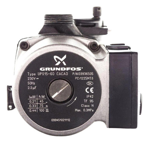 Bomba Circuladora Grundfos Cacao 15/60 Con Purgador 0
