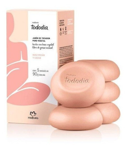 Jabones En Barra Natura Nuez Pecan Y Cacao 0