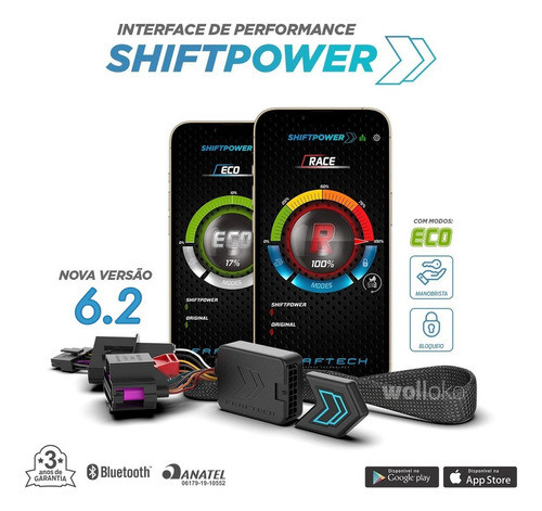Shiftpower Q3 2009 A 2020 Modo Eco Chip Pedal Acelerador 0
