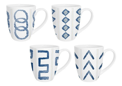 Mug Bombe 340ml Formas Azules 0